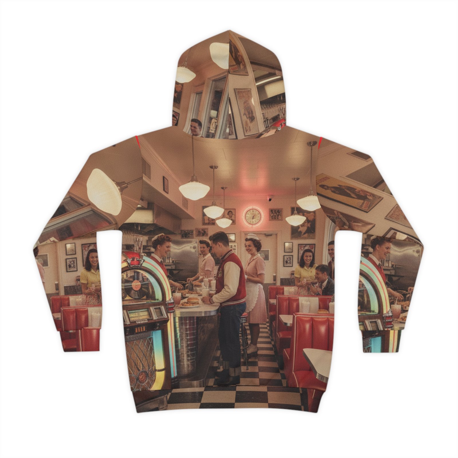 Retro Diner Children's Hoodie - Image 2
