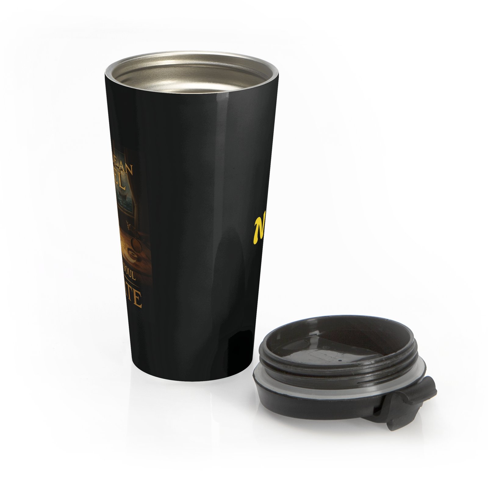Personalized Soul and Wings Travel Mug - Image 3