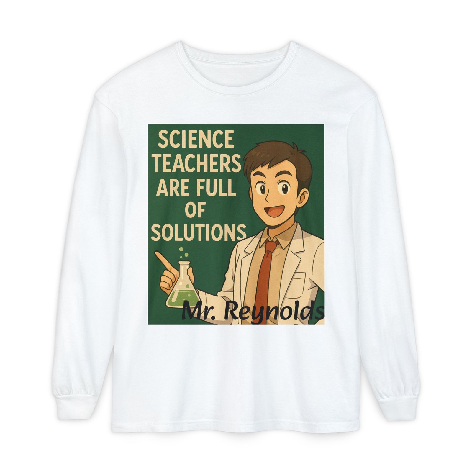 Personalized Science and Motivational Long Sleeve T-Shirt - Image 3