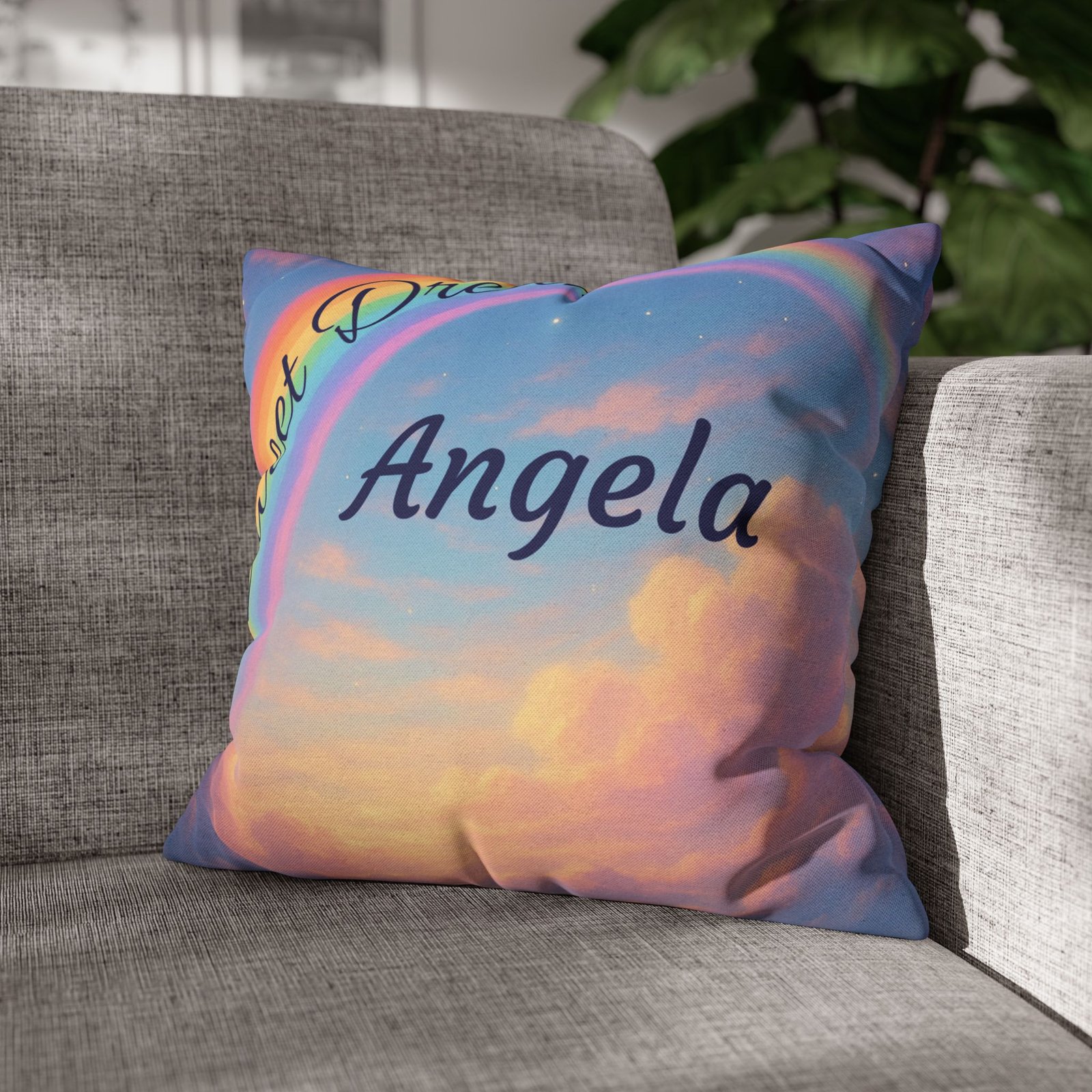 Personalized Dreamy Rainbow Pillowcase - Image 5