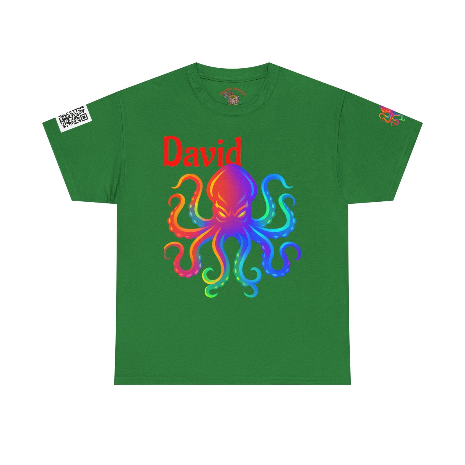 Personalized Colorful Kraken Graphic Tee - Image 8