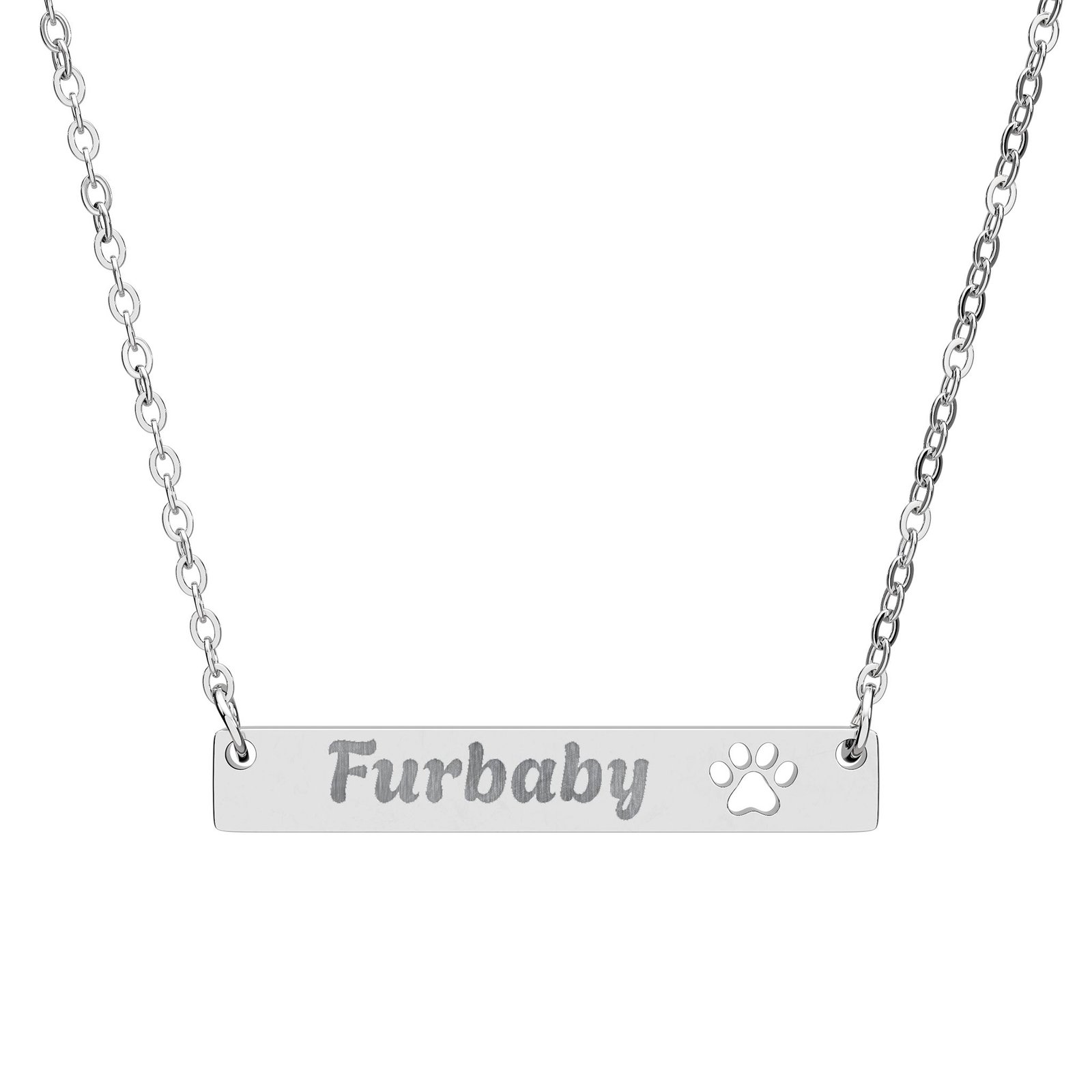 Fur-Dedicated Paw Necklace Personalized Pet Jewelry