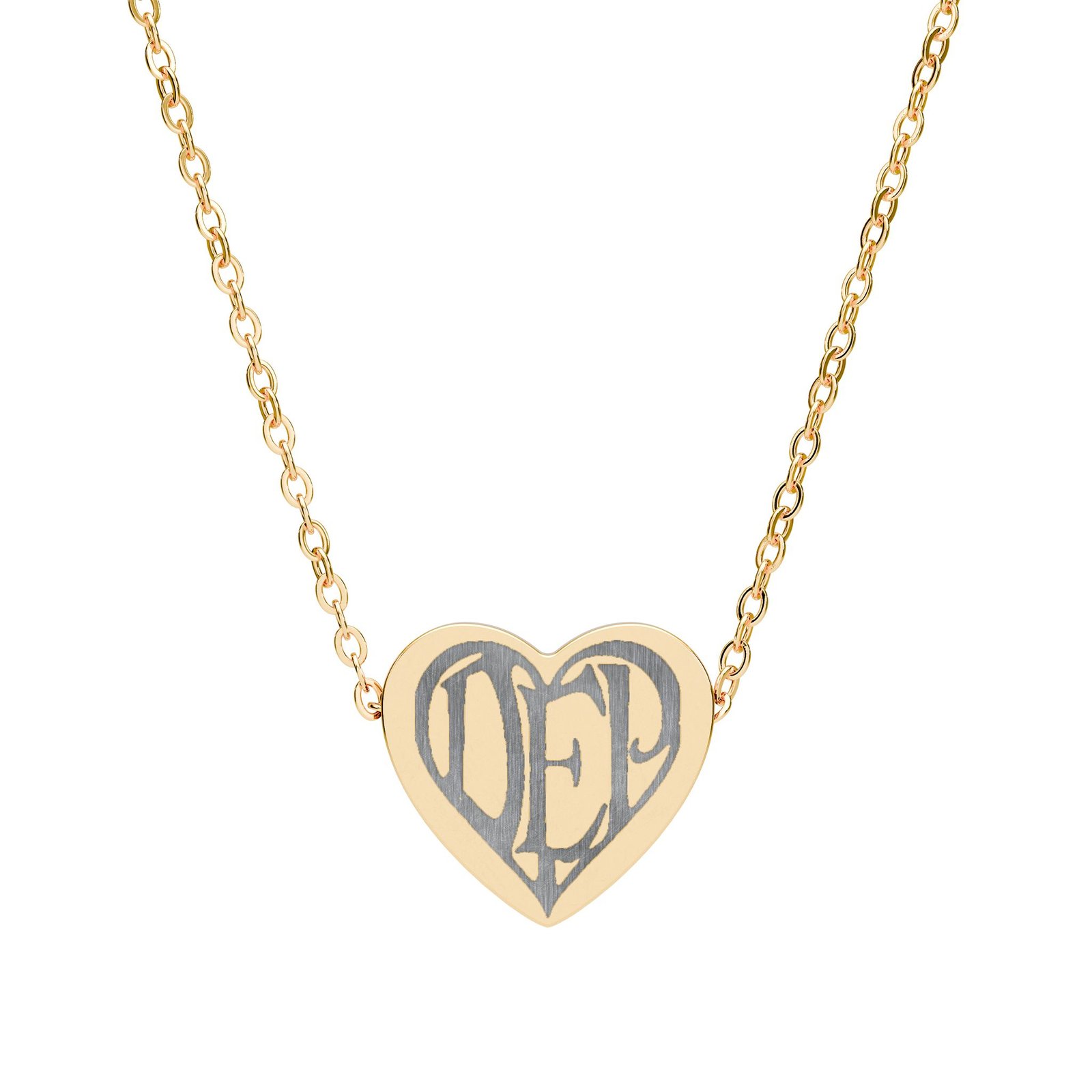 Personalized Engraved Heart Necklace - Image 5