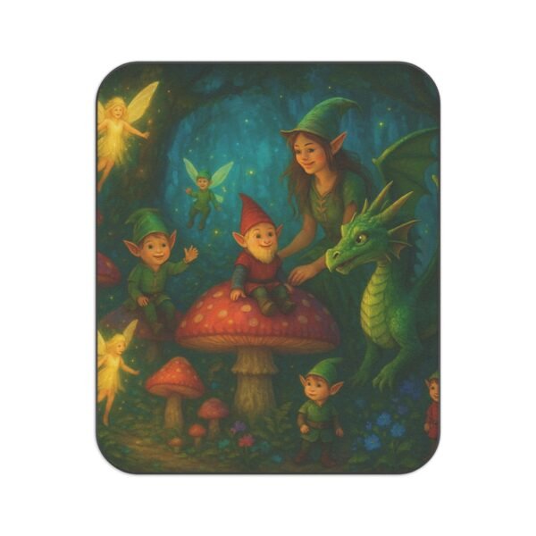 Whimsical Fairy Tale Picnic Blanket, Water-resistant Backing