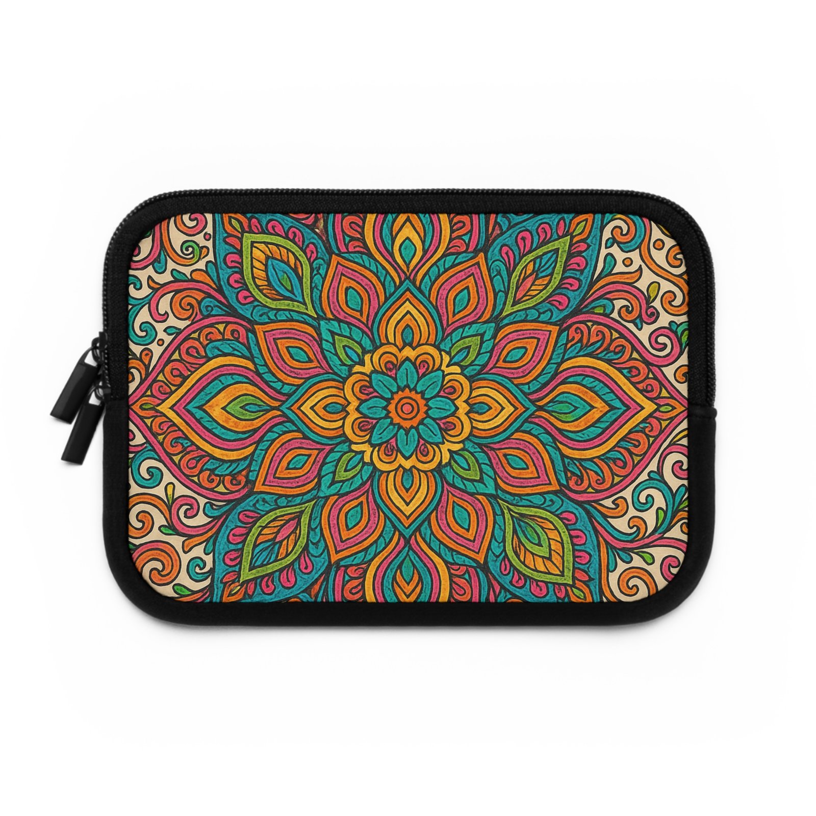 Vibrant Mandala Laptop Sleeve - Image 2