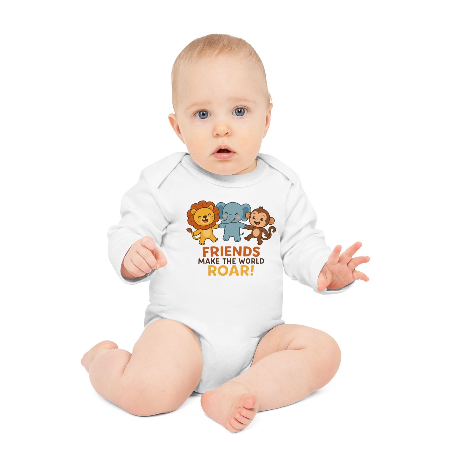 Cute Animal Friends Baby Bodysuit