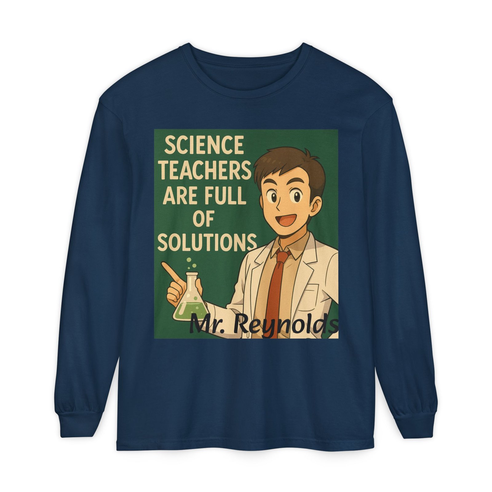 Personalized Science and Motivational Long Sleeve T-Shirt - Image 9
