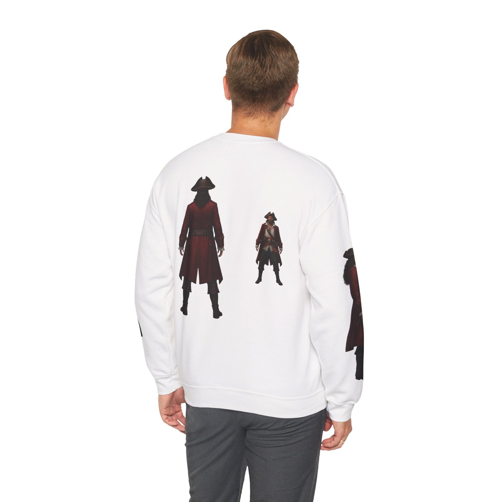 Personalized Pirate-Themed Unisex Sweatshirt - Image 2