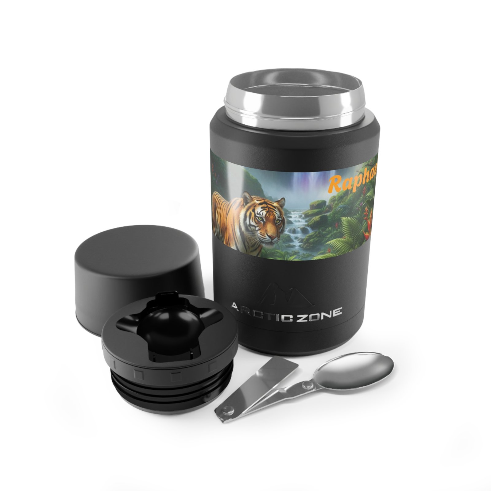 Personalized Tiger and Waterfall Food Storage - Insulated Titan Flask - Image 5