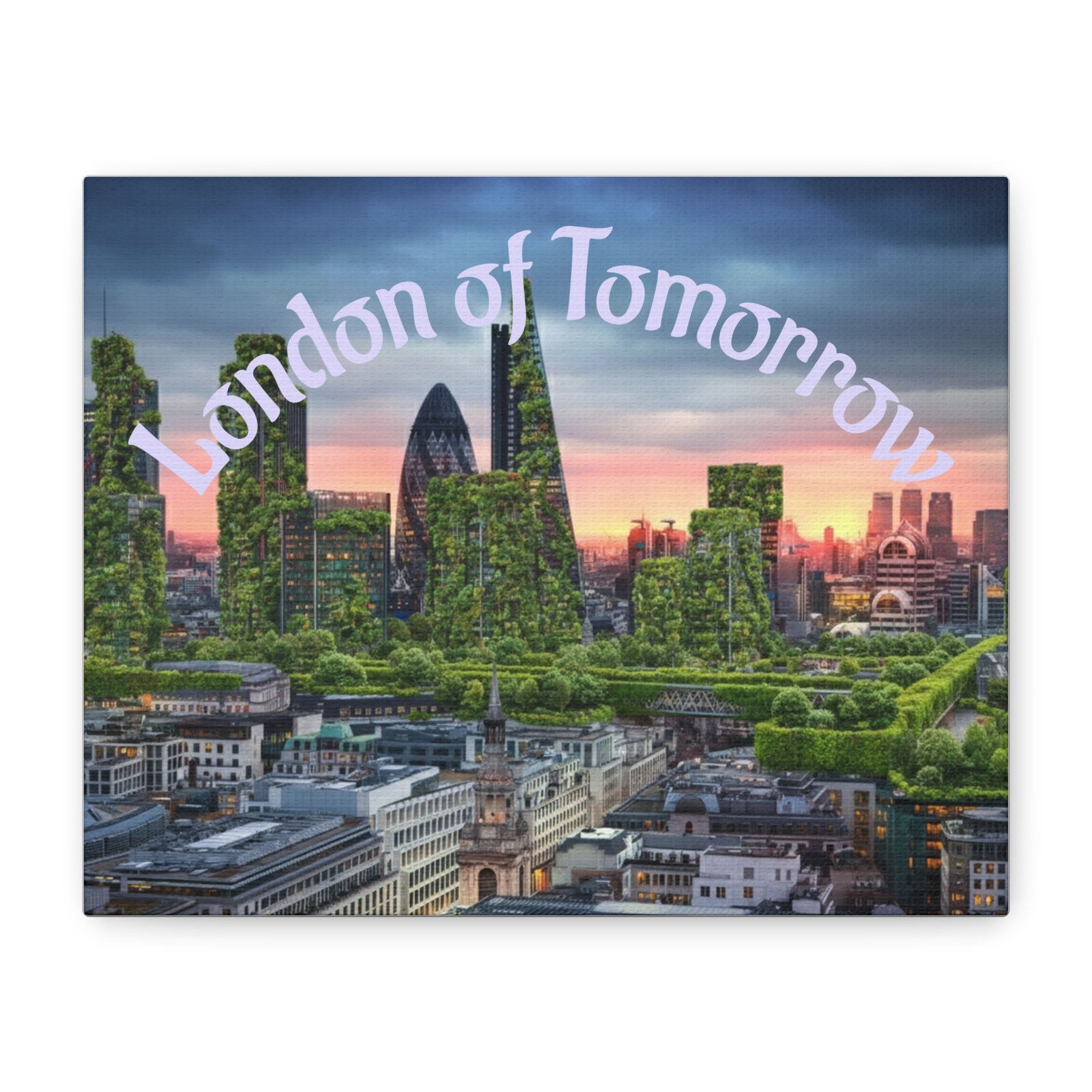 London of Tomorrow Canvas Print