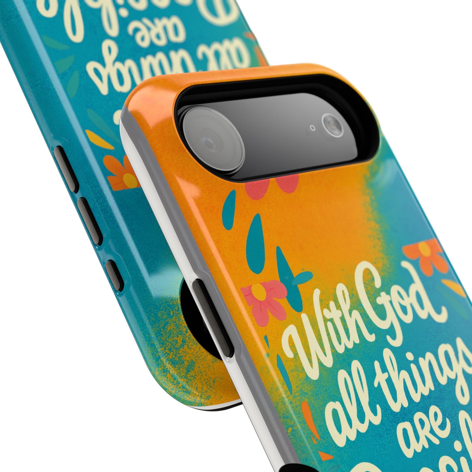 Colorful Phone Case with Inspirational Quote - Image 5