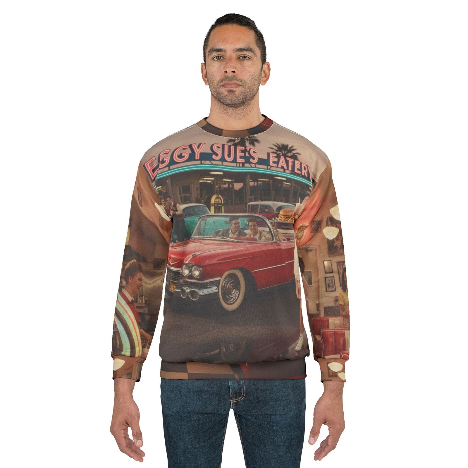 Retro Diner Sweatshirt - Image 3