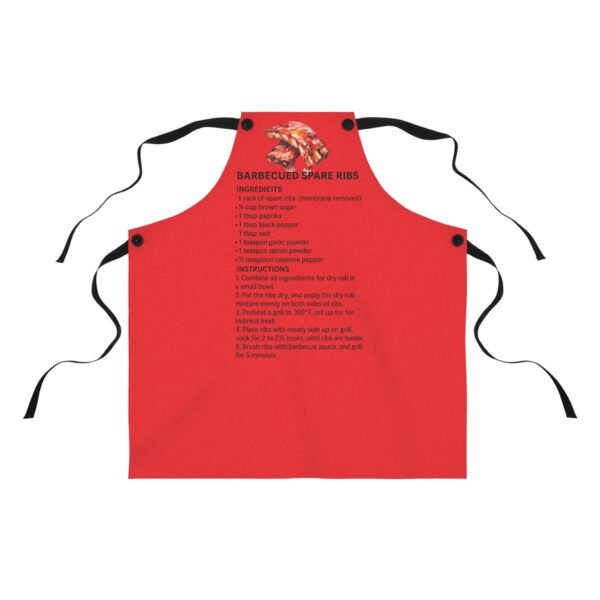BBQ Cooking Apron with Recipe