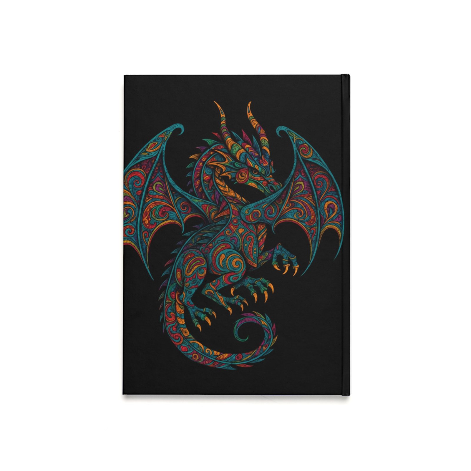Colorful Dragon Hardcover Personalized Journal - Image 3