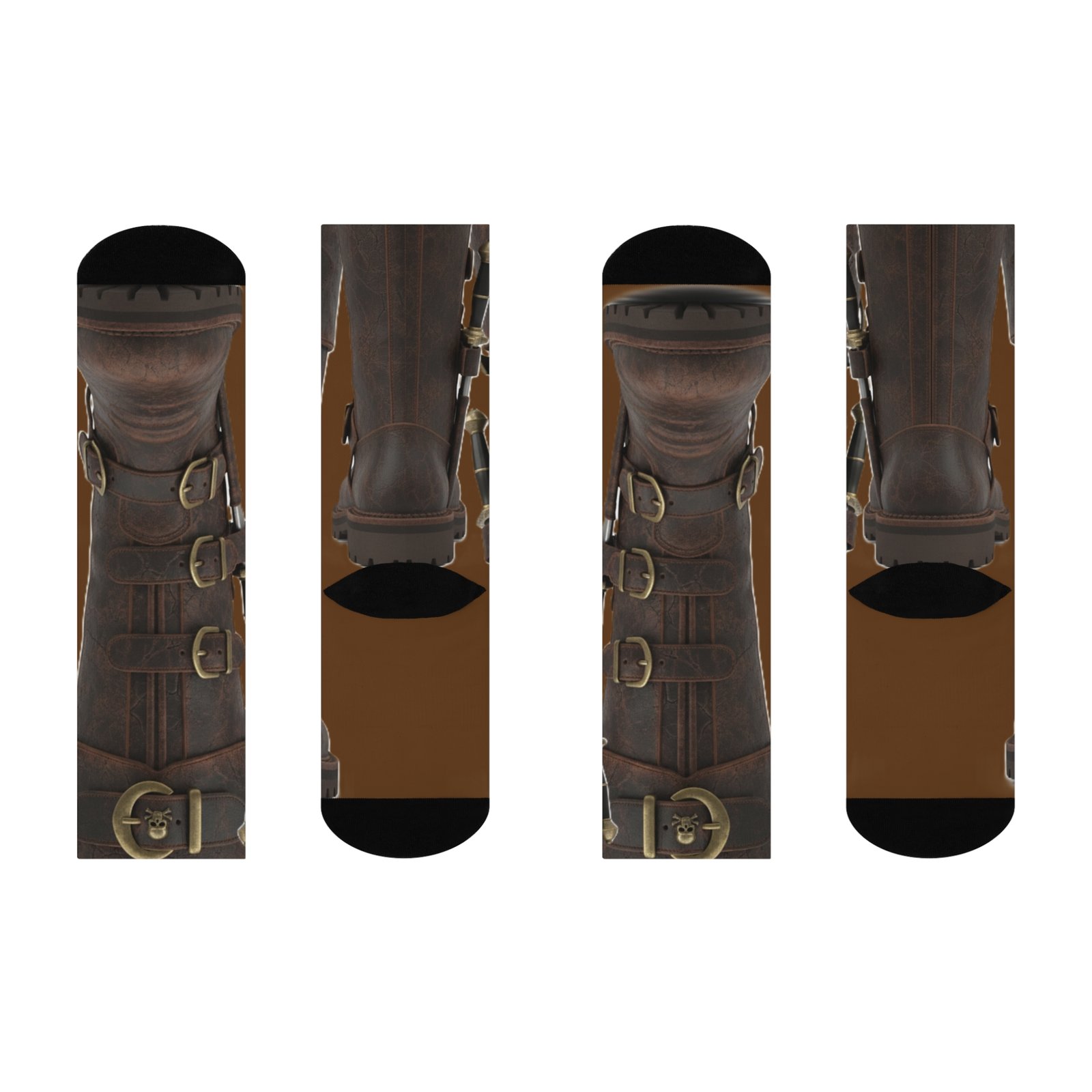 Stylish Cushioned Crew Socks - Image 3