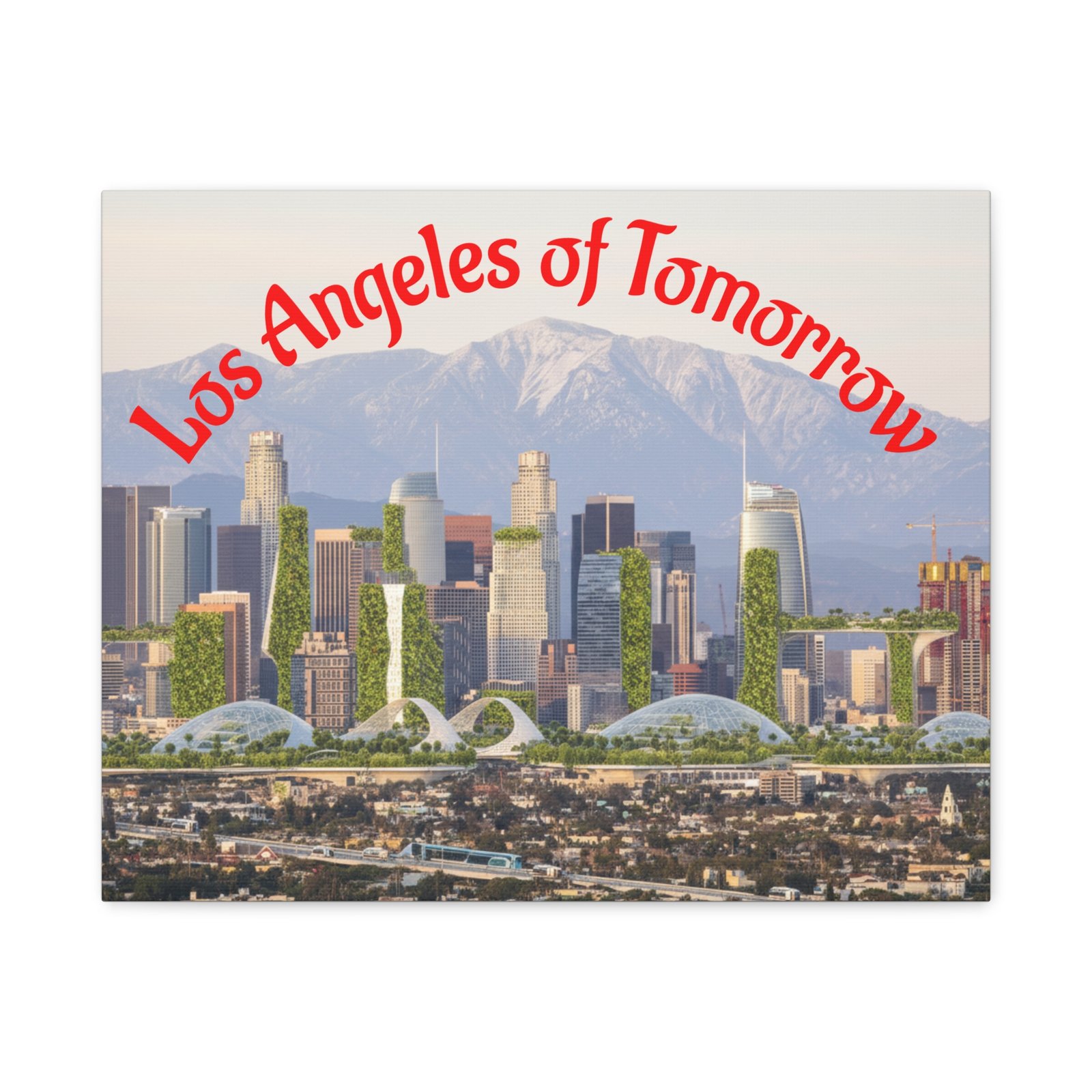 Los Angeles of Tomorrow Canvas Print - Image 6