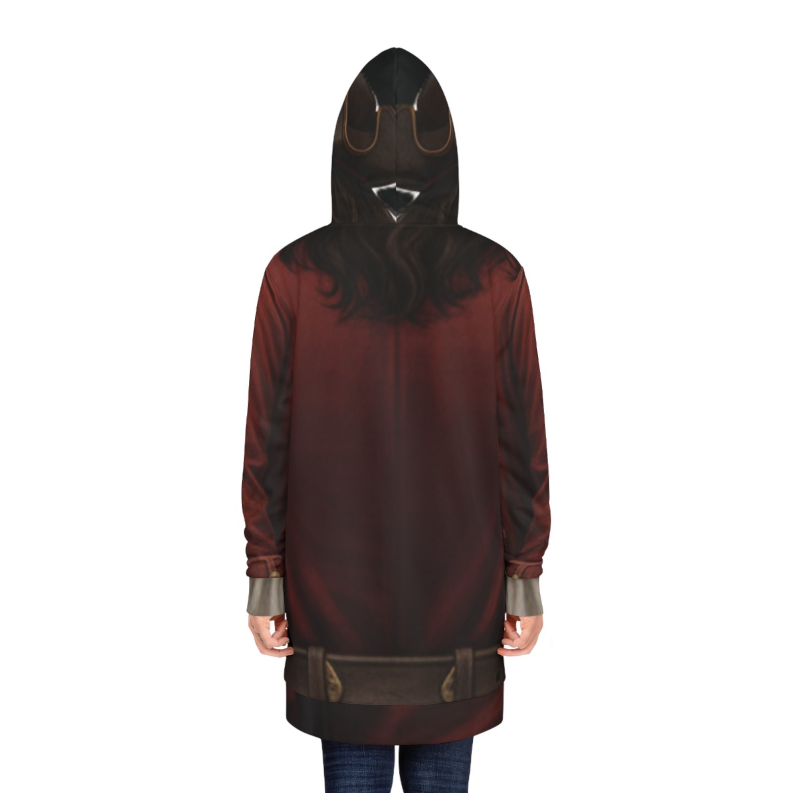 Fantasy Men's Pirate Long Hoodie, Cozy Hoodie for Casual Outfits - Image 3