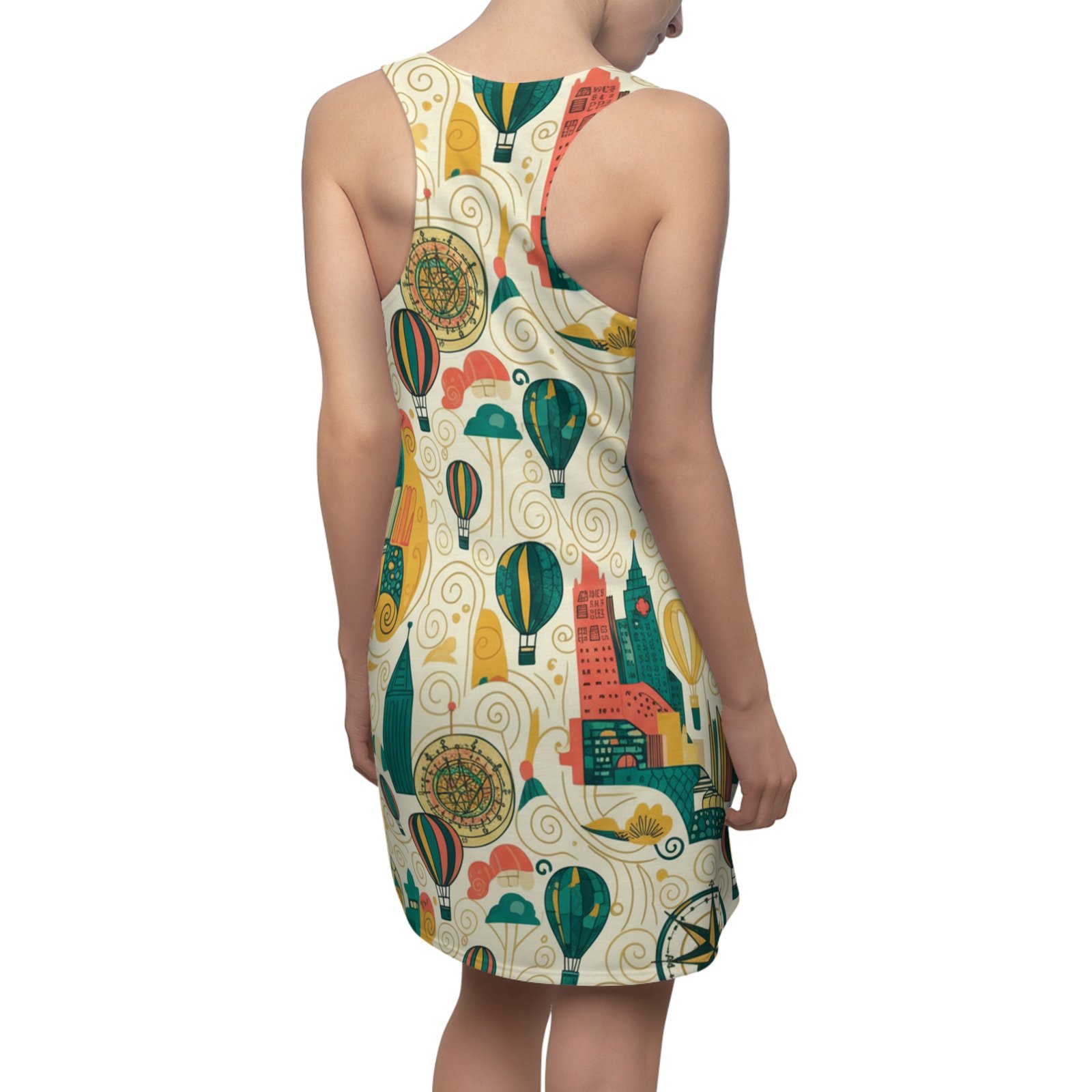 Vintage-Inspired Women's Racerback Dress - Image 3