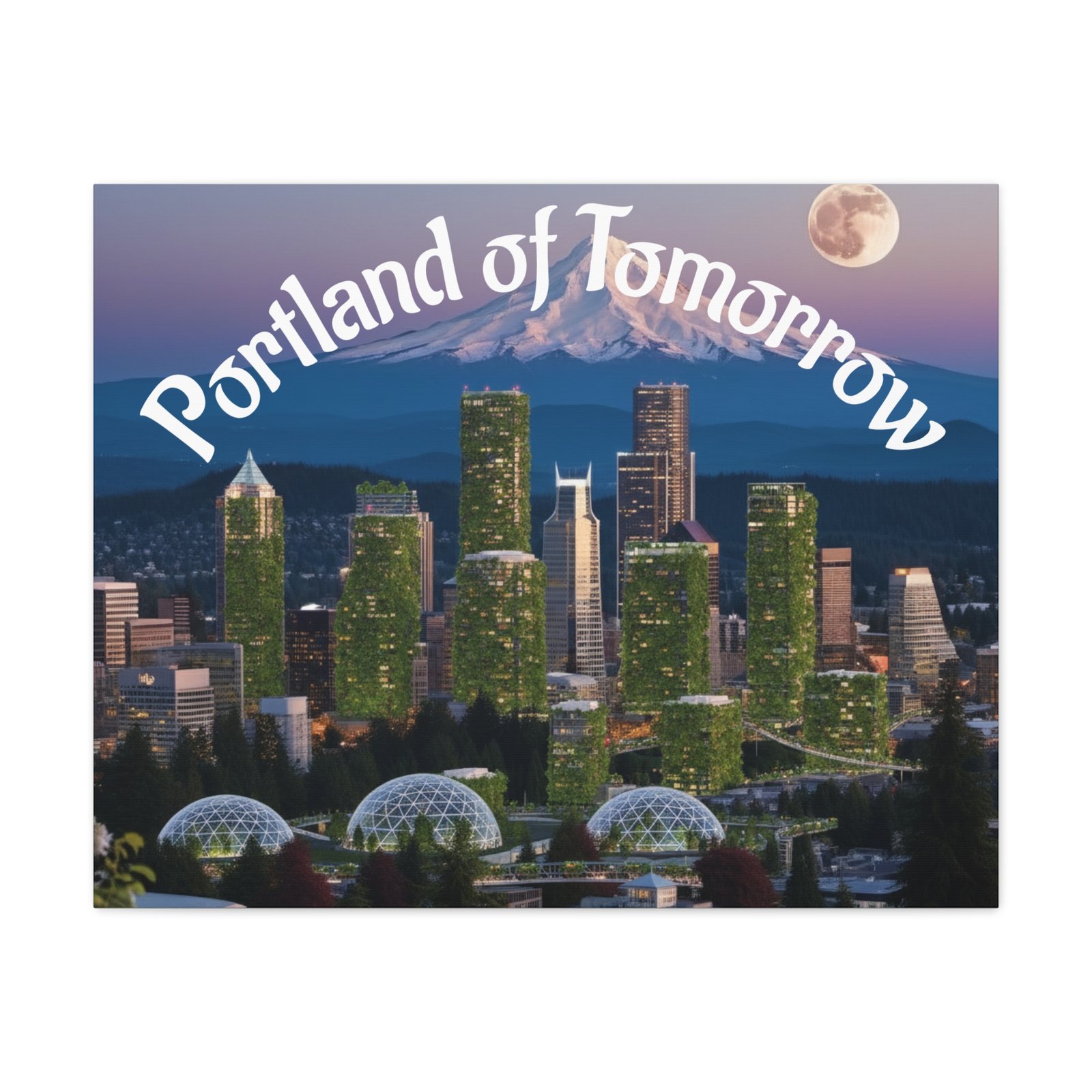 Portland of Tomorrow Canvas Print - Image 9