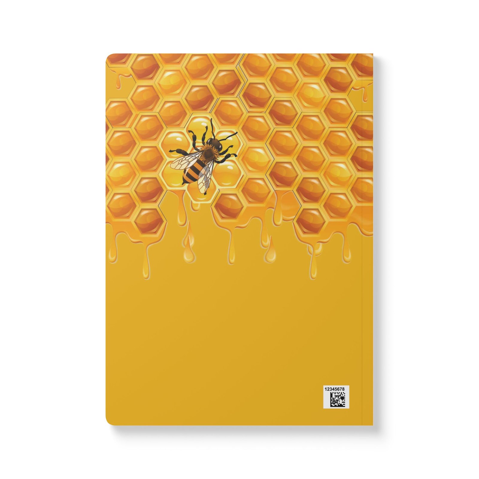 Personalized Honeycomb Bee Softcover Journal - Image 8