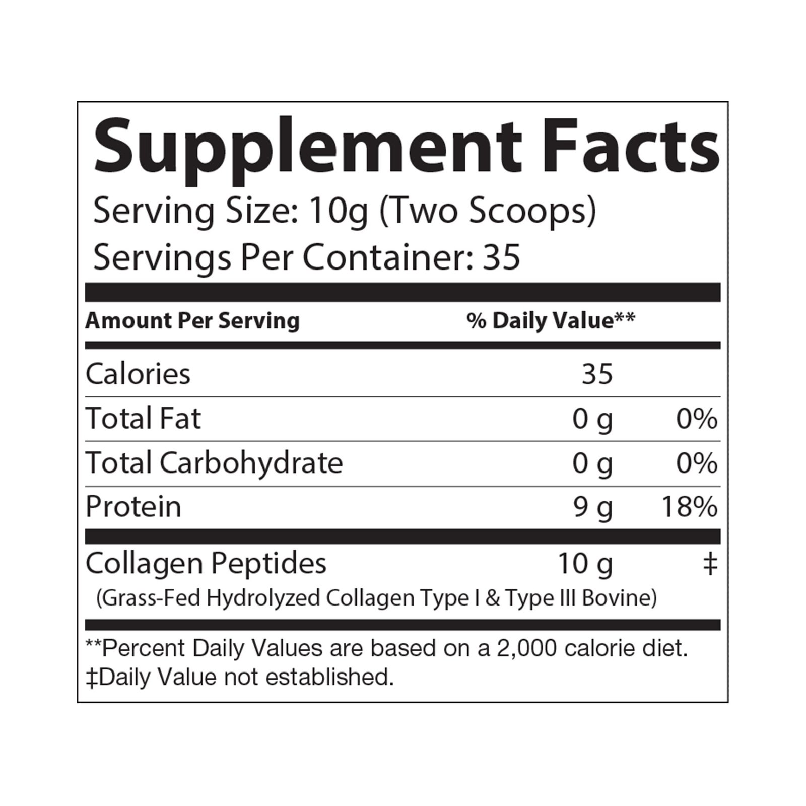 Collagen Peptides Type I & III Supplement (350g, 12.3oz) - Image 3