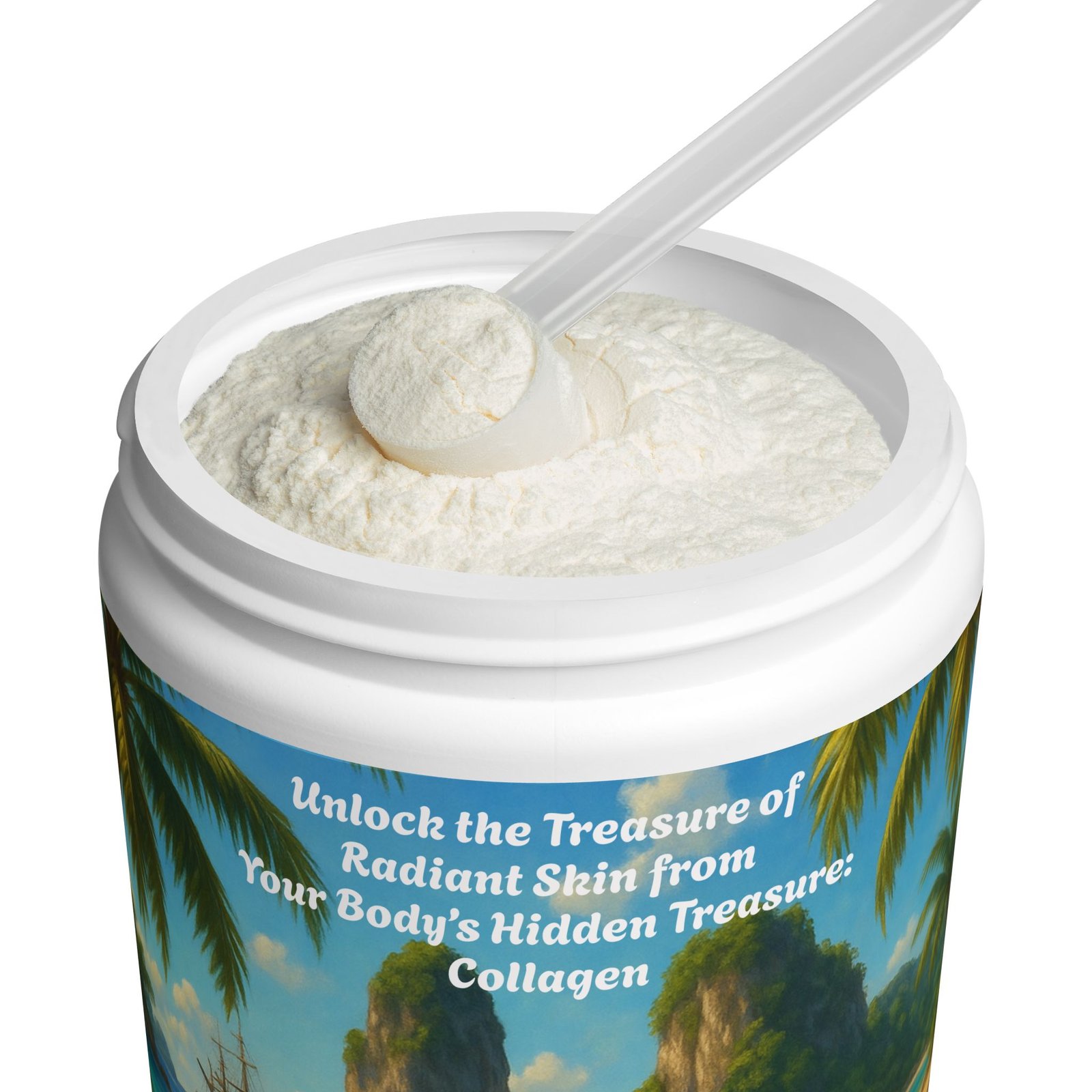 Collagen Peptides Type I & III Supplement (350g, 12.3oz) - Image 2