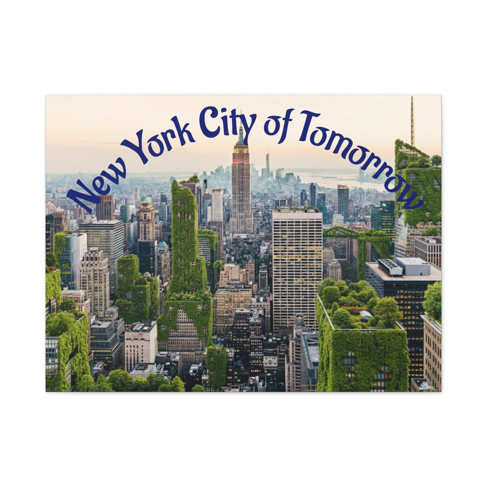 New York City of Tomorrow Canvas Print - Image 10