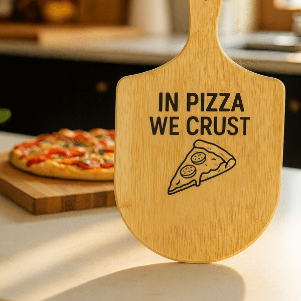 Bamboo Pizza Board with Engraving