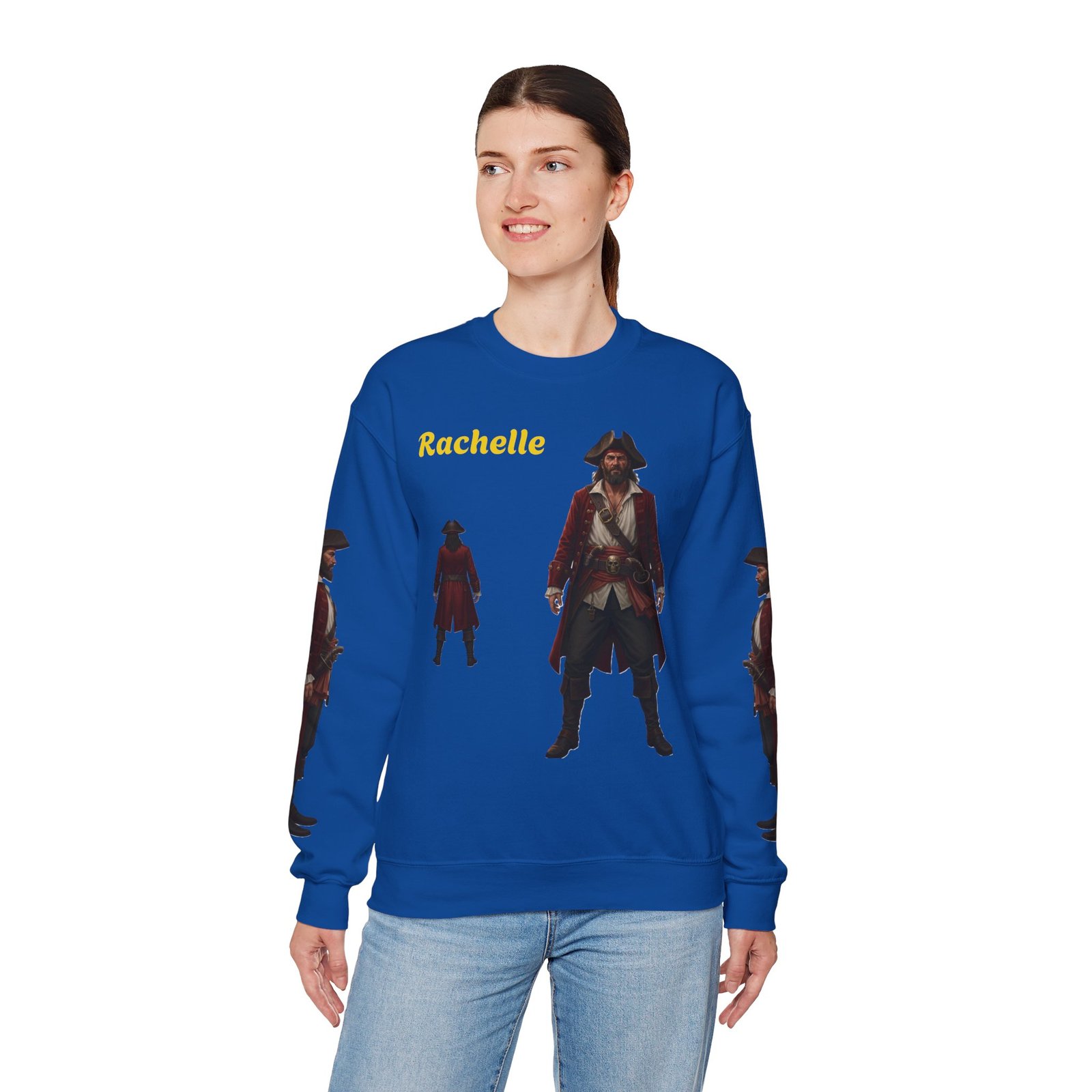 Personalized Pirate-Themed Unisex Sweatshirt - Image 9