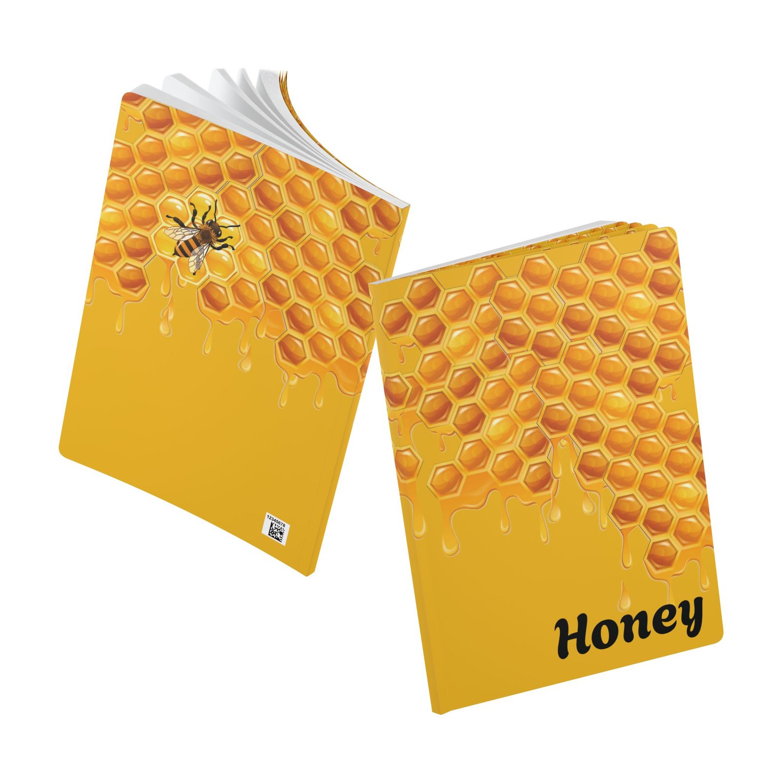 Personalized Honeycomb Bee Softcover Journal - Image 6