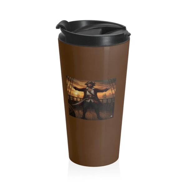 Personalized Pirate on the High Seas Travel Mug