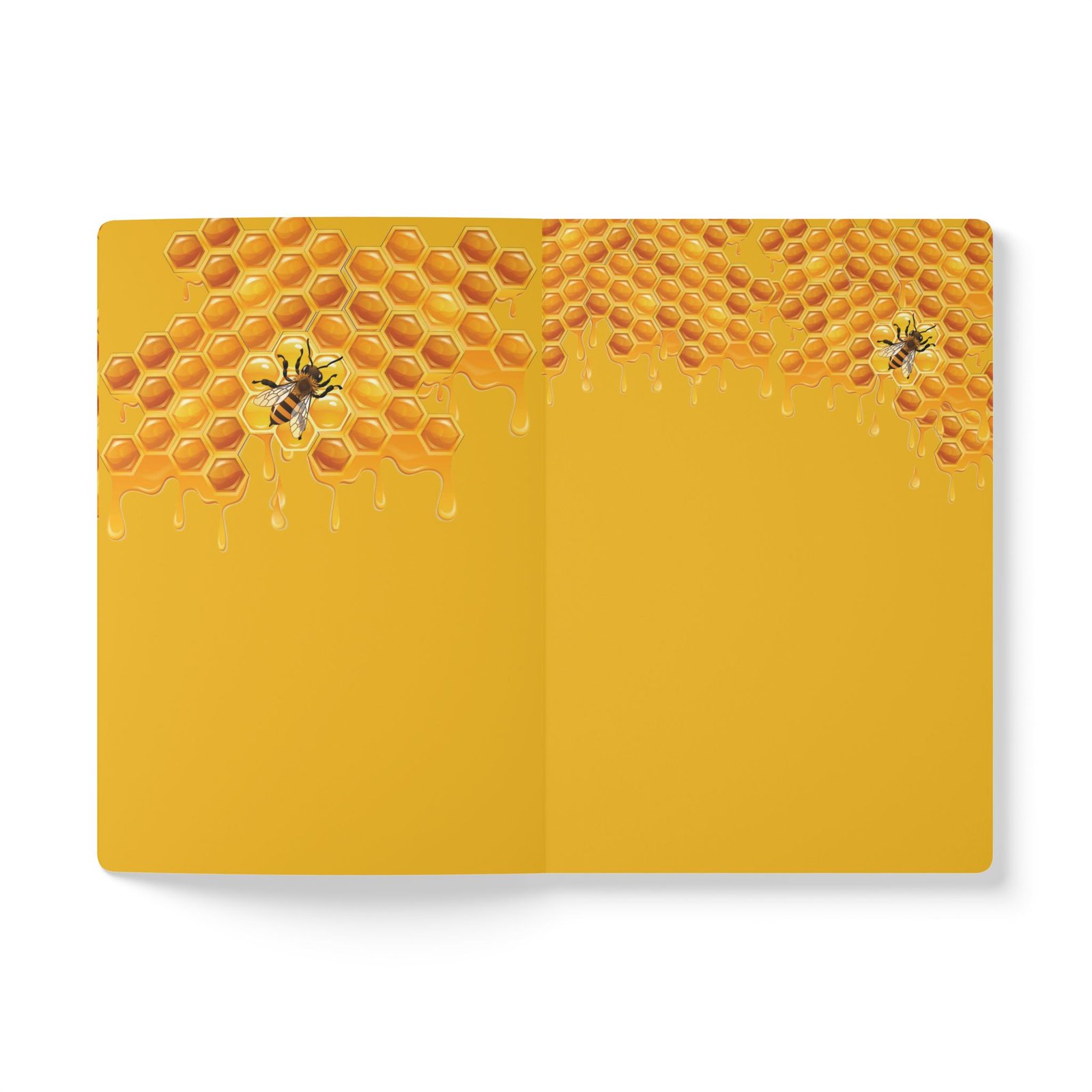 Personalized Honeycomb Bee Softcover Journal - Image 10