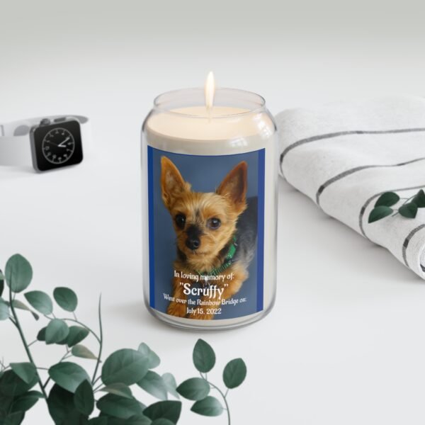Personalized Pet Memorial Scented Candle