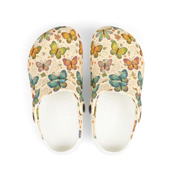 Cute Butterflies and Dragonflies Print Kid's Clogs