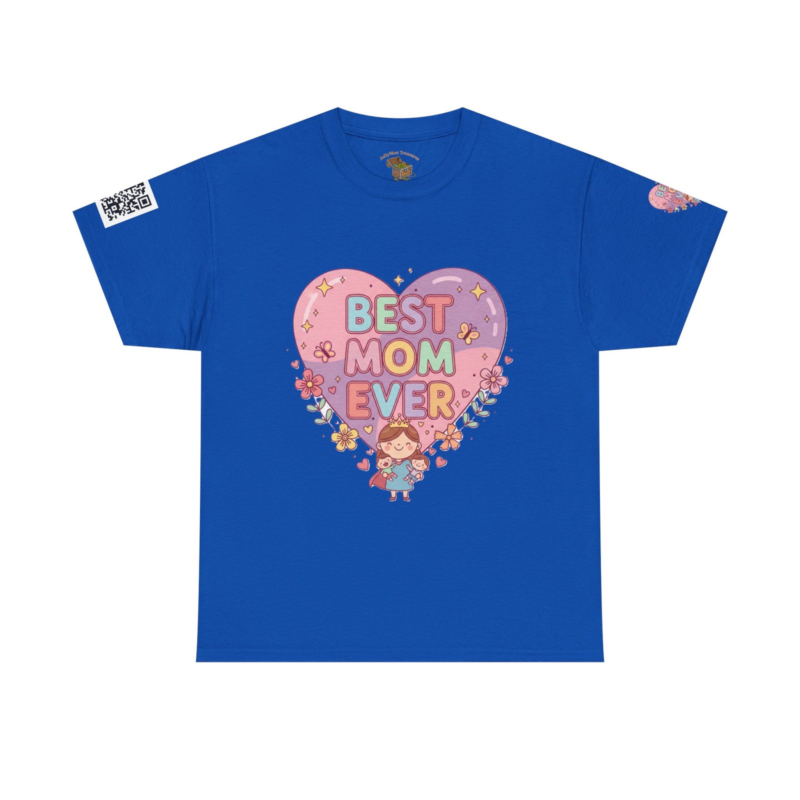 Personalized Best Mom Ever Heavy Cotton Tee - Image 10