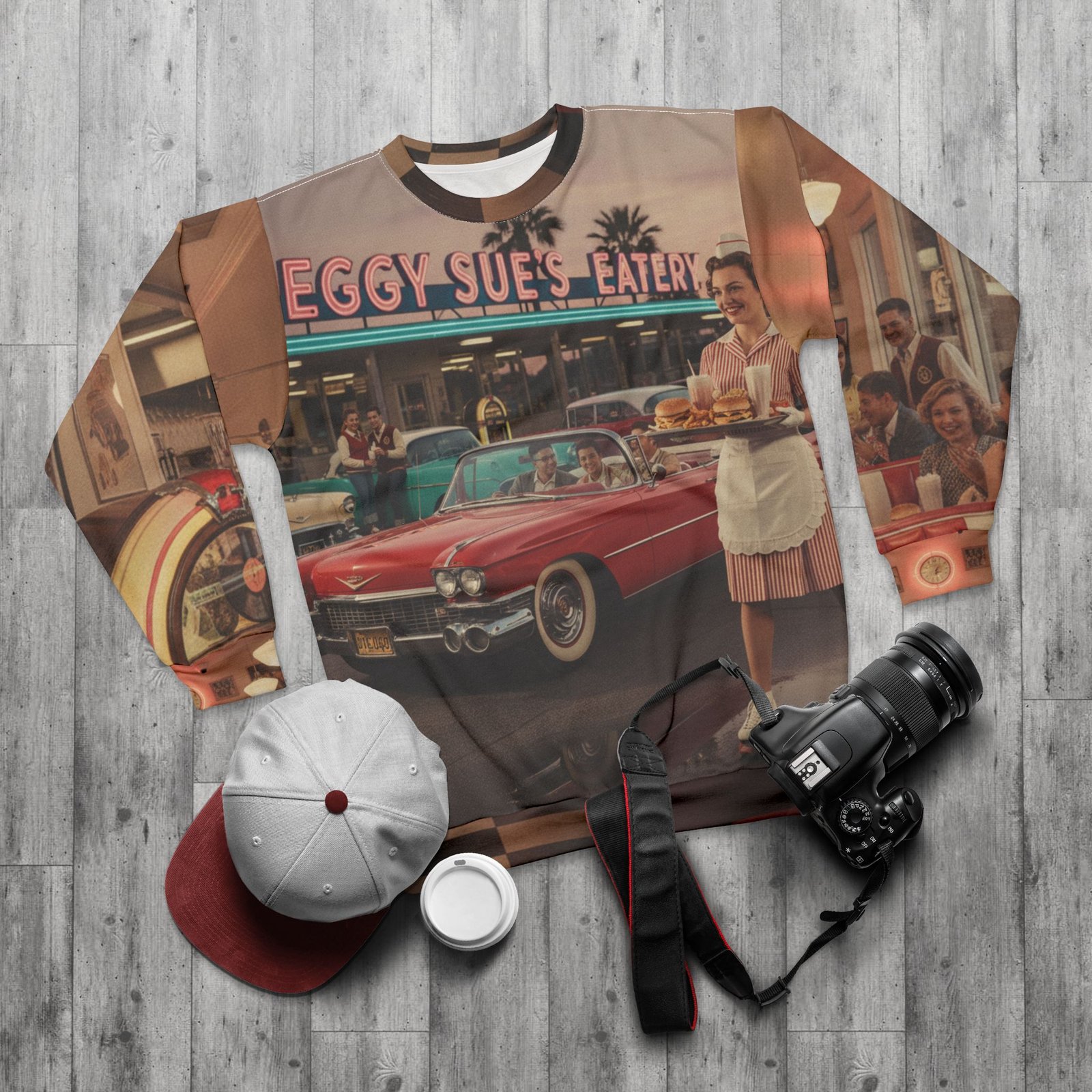 Retro Diner Sweatshirt - Image 5