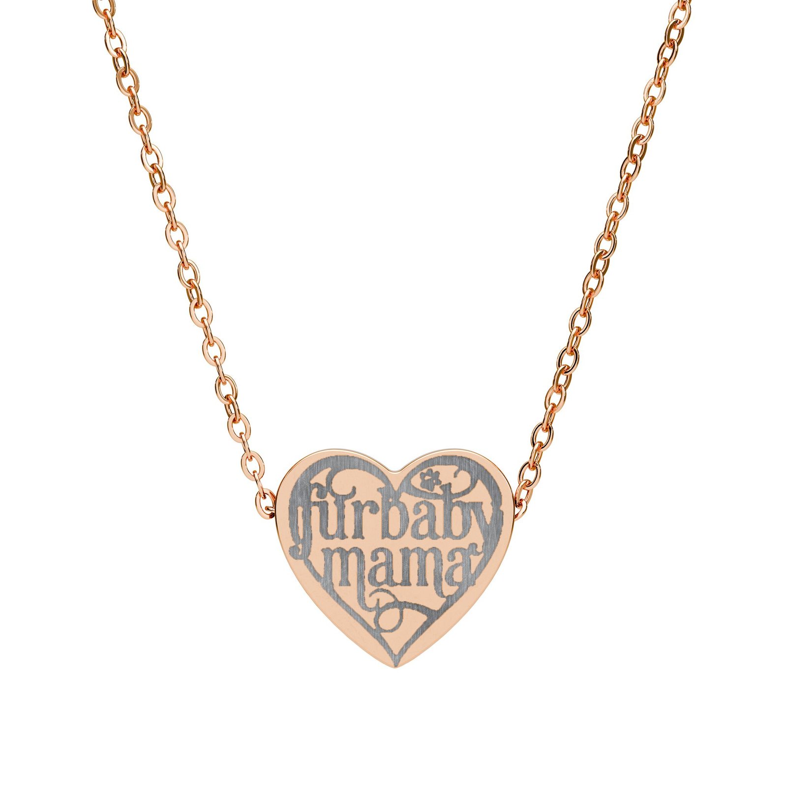 Engraved Heart Necklace for Furbaby Moms - Image 4