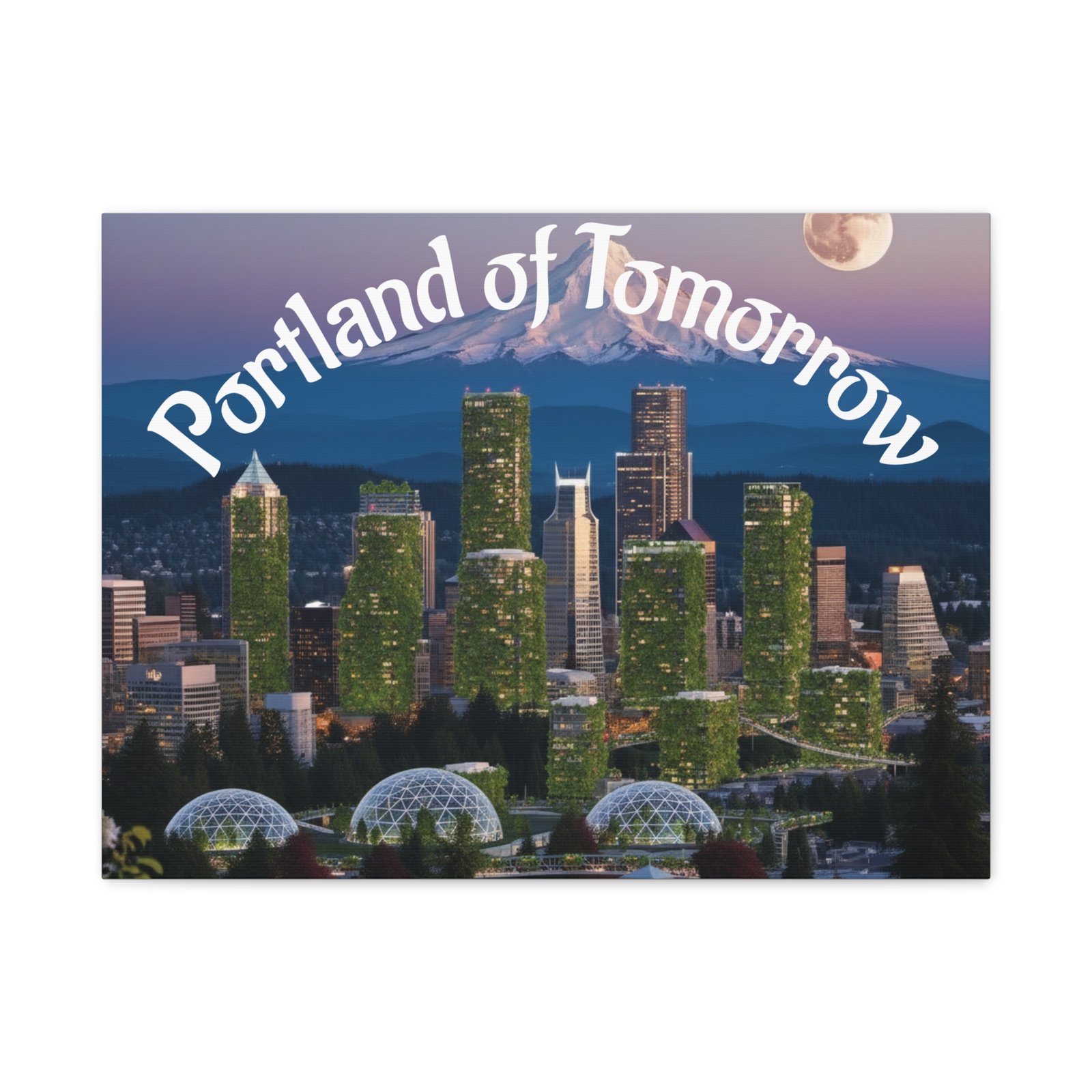 Portland of Tomorrow Canvas Print - Image 7