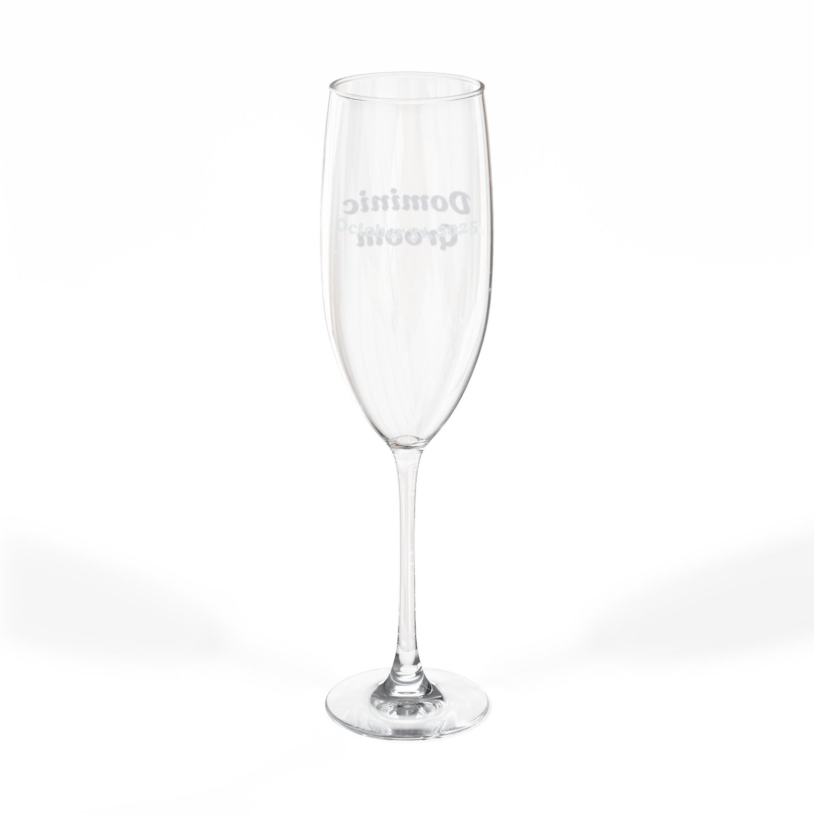 Engraved Groom Champagne Glass - Image 2