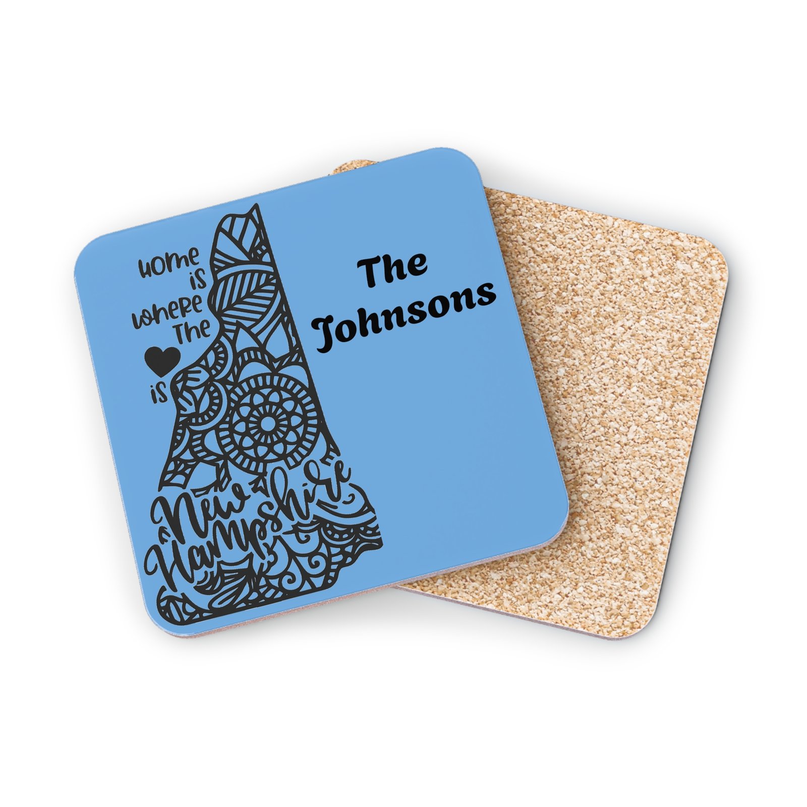 New Hampshire Coasters - Light Blue - Image 2