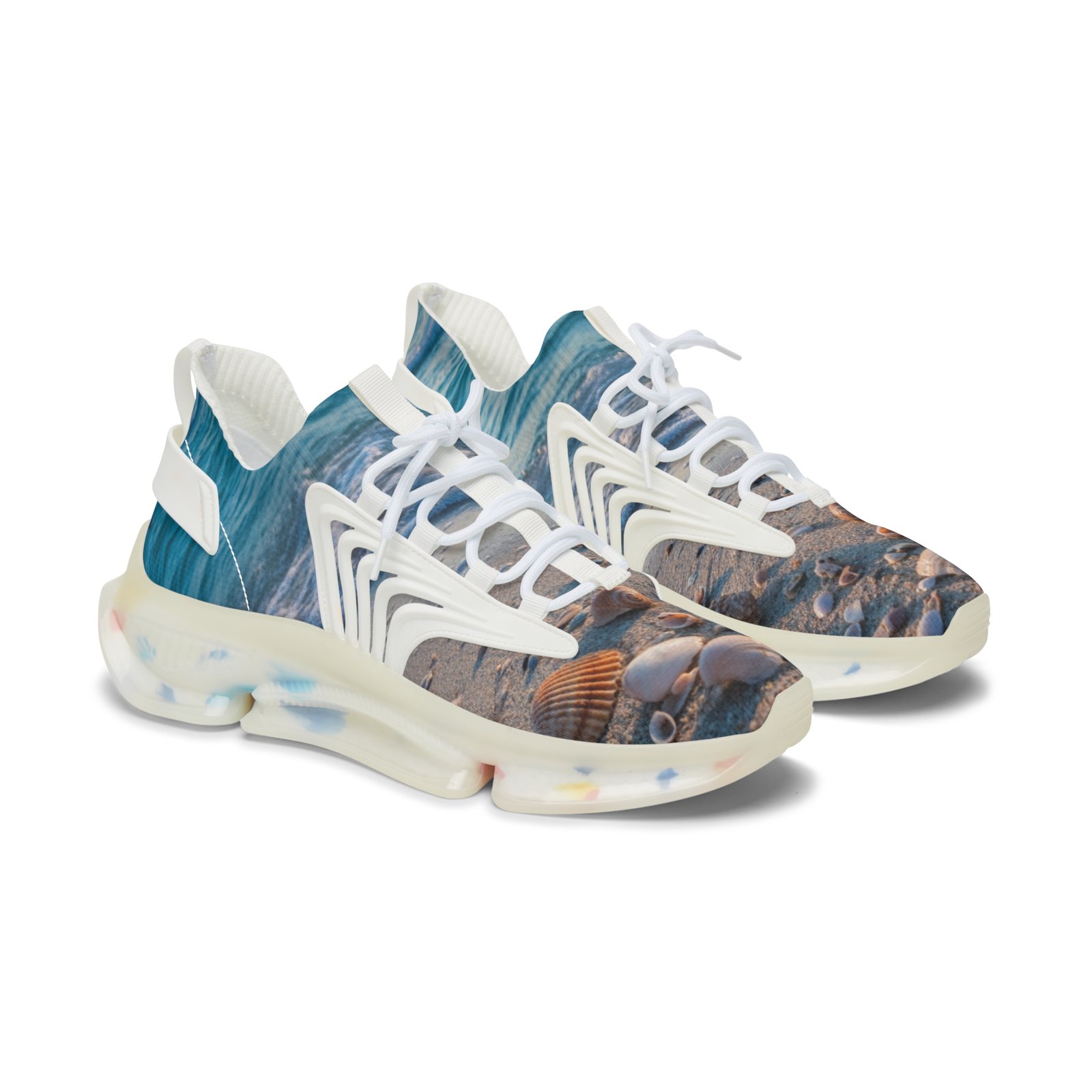 Ocean-Inspired Women's Mesh Sneakers