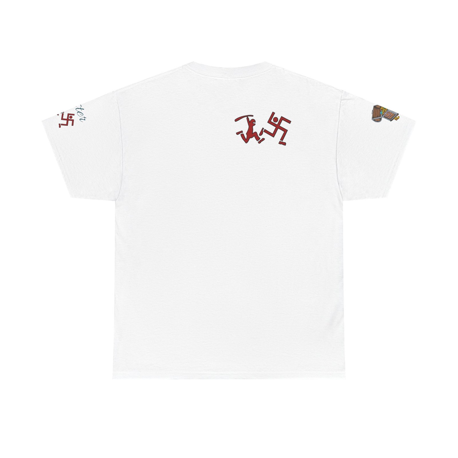 Unisex Cotton Tee with Statement Design - Image 2