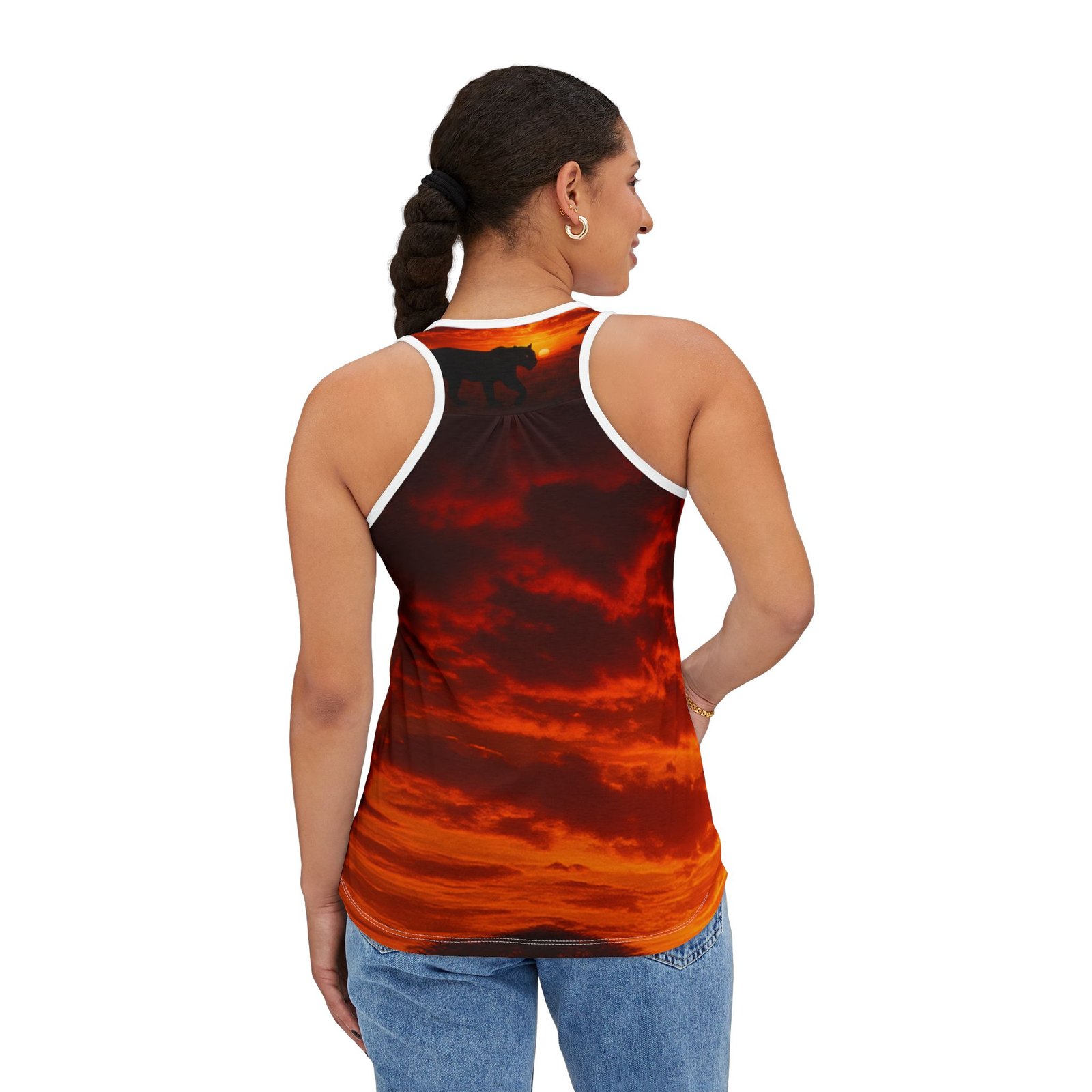 Sunset Silhouette Women's Tank Top - Image 4