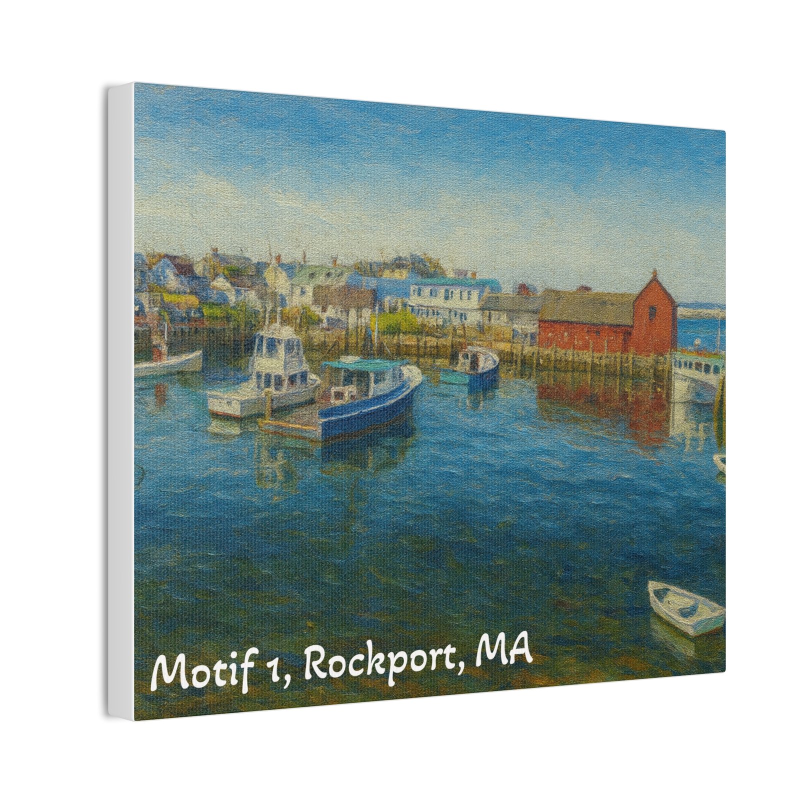Coastal Landscape Canvas Print, Motif 1, Rockport, Massachusetts - Image 6