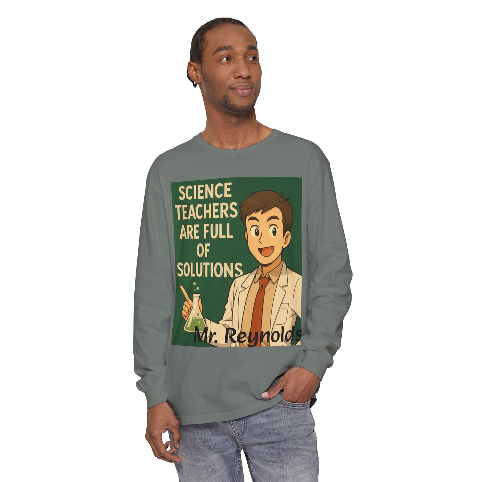 Personalized Science and Motivational Long Sleeve T-Shirt - Image 7