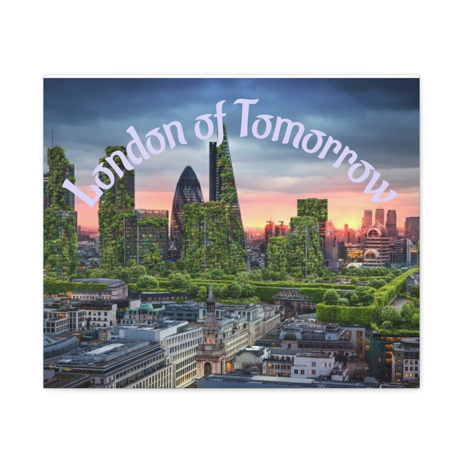 London of Tomorrow Canvas Print - Image 8