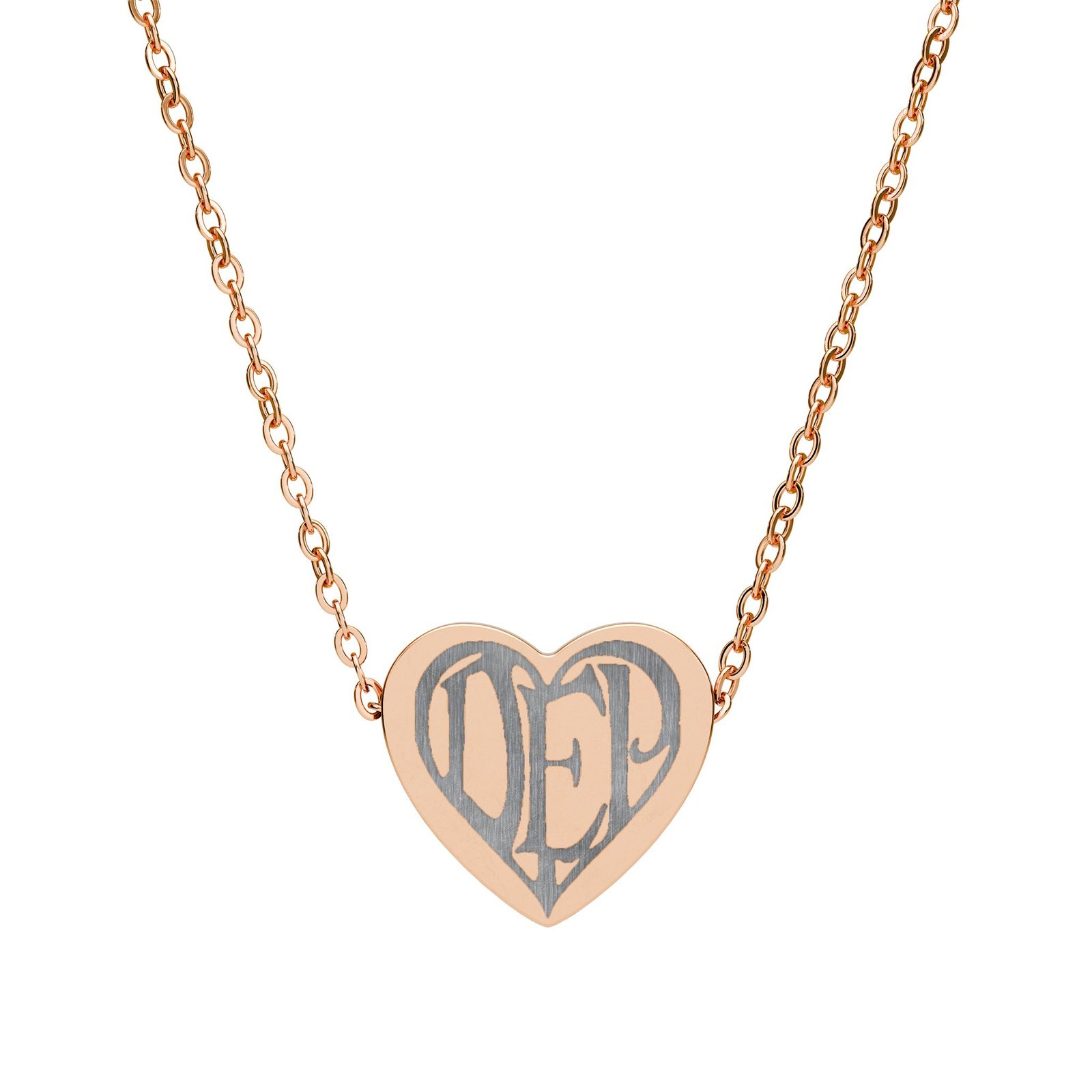Personalized Engraved Heart Necklace - Image 4