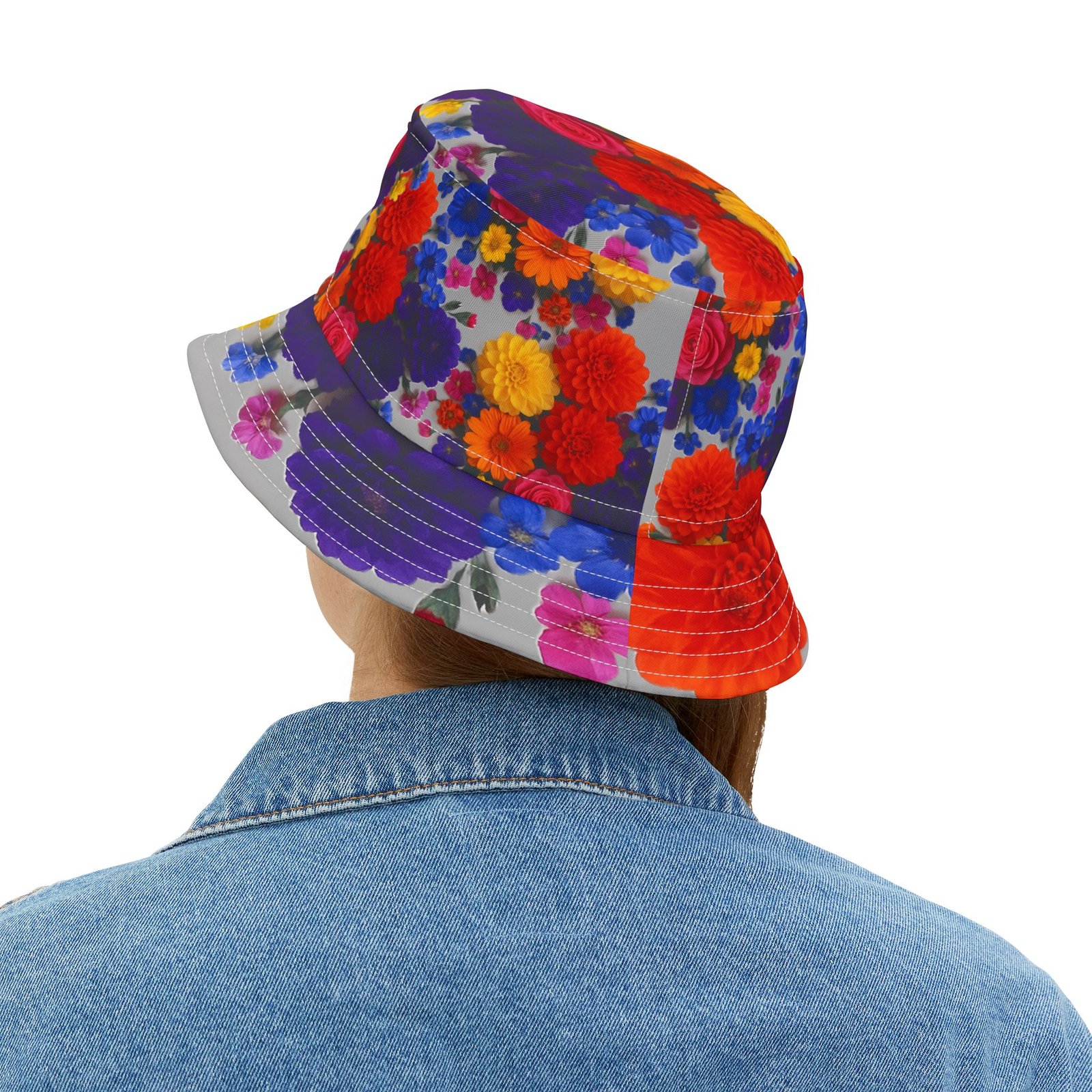 Floral Bucket Hat, Summer Hat - Image 6