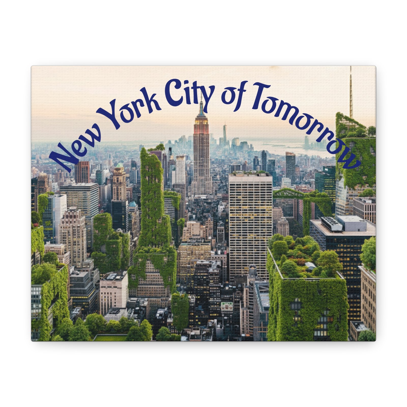 New York City of Tomorrow Canvas Print