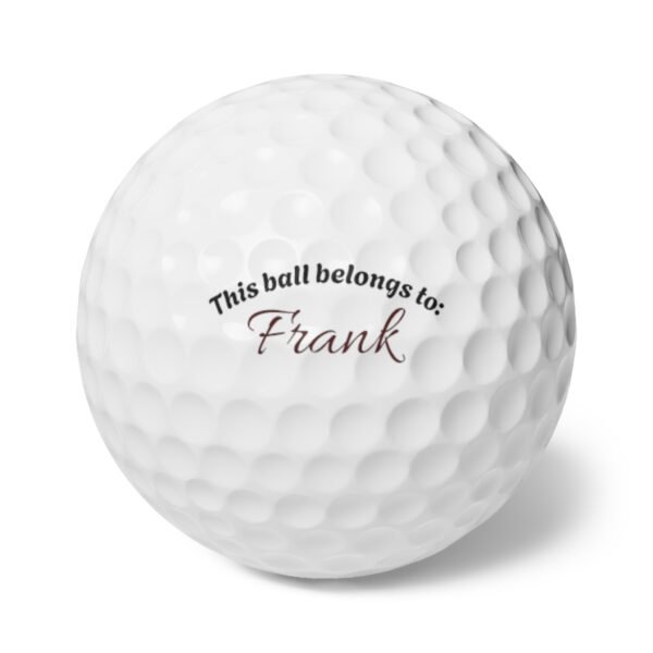 Personalized Golf Balls